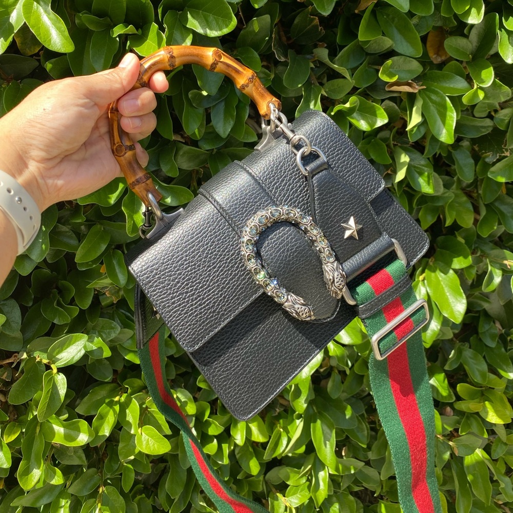 Authentic Gucci Dionysus bamboo handle bag